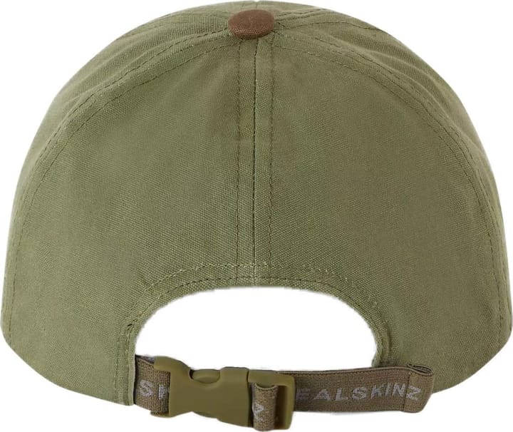 Sealskinz Marham Waterproof Waxed Canvas Foldable Cap Olive/Brown Sealskinz