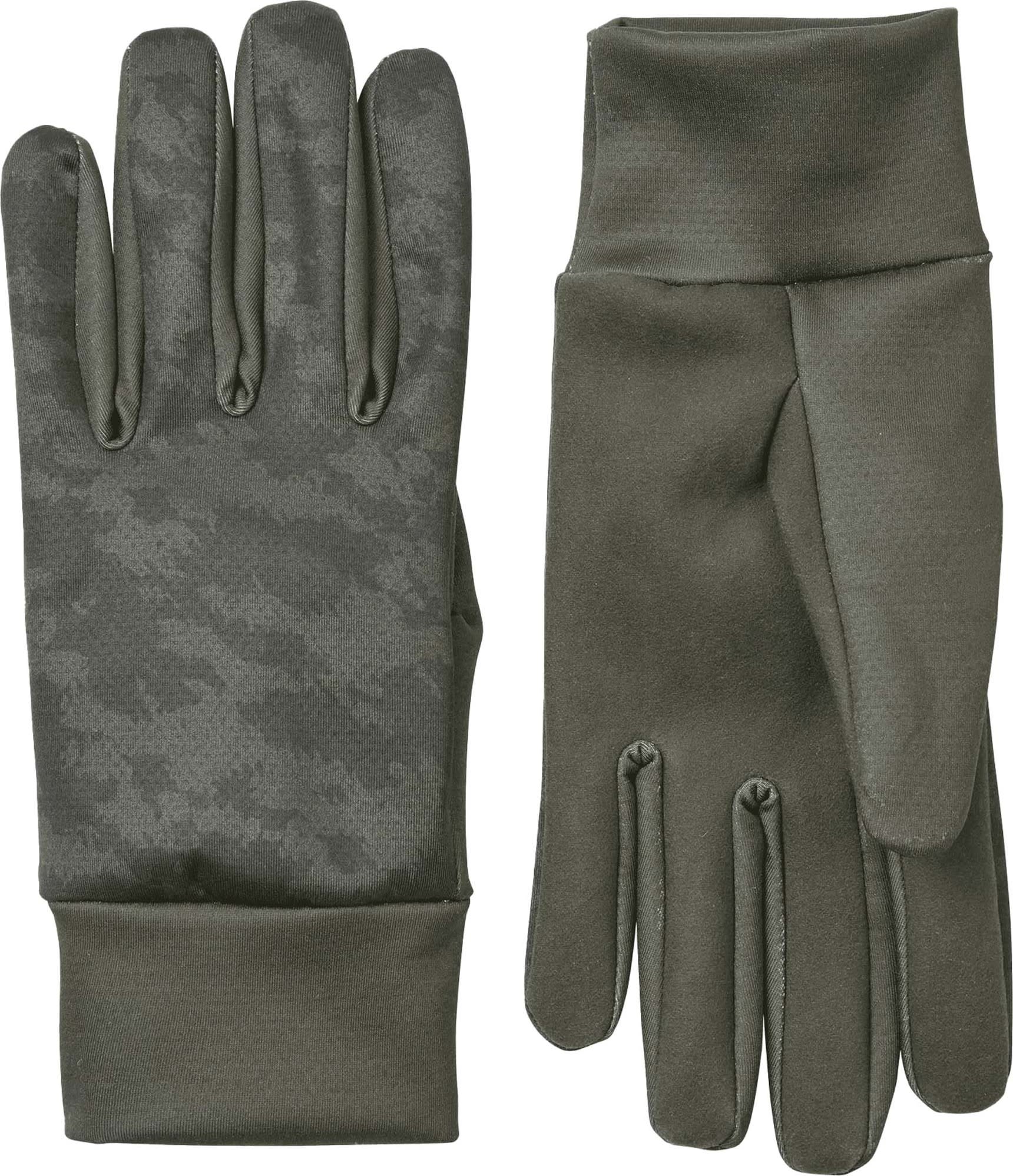 Water Repellent Skinz Print Nano Fleece Gloves Olive