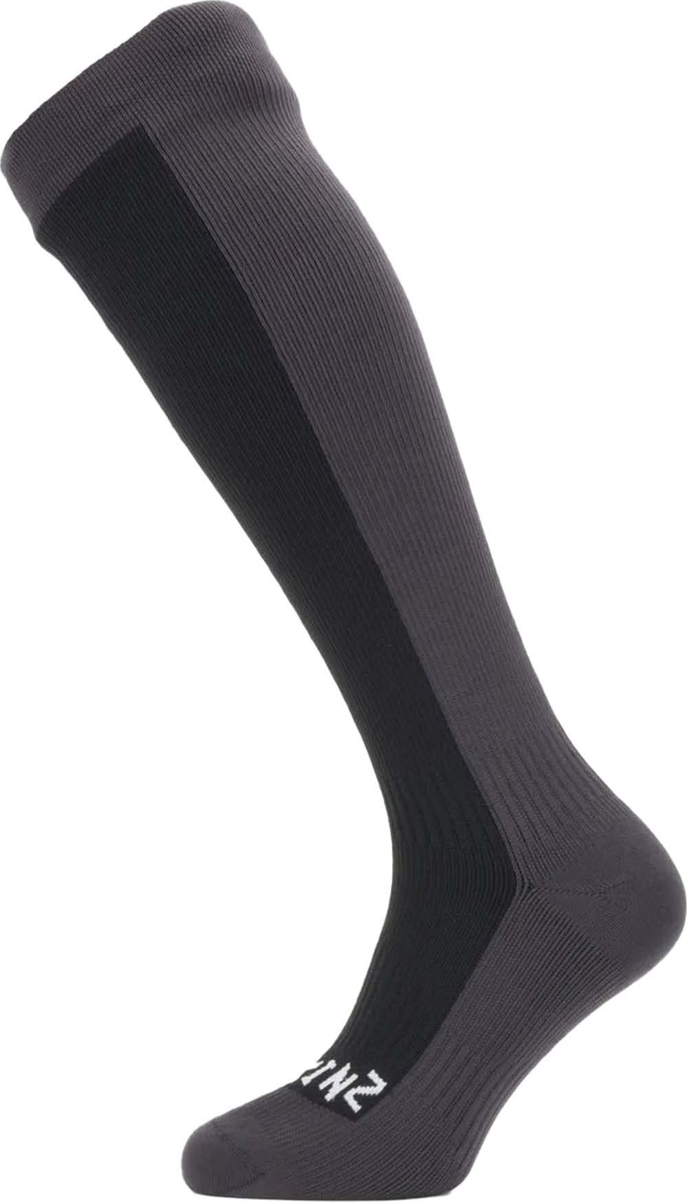 Waterproof Cold Weather Knee Length Sock Dark Grey/Black