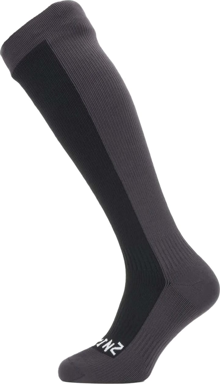 Sealskinz Waterproof Cold Weather Knee Length Sock Black/Grey Sealskinz