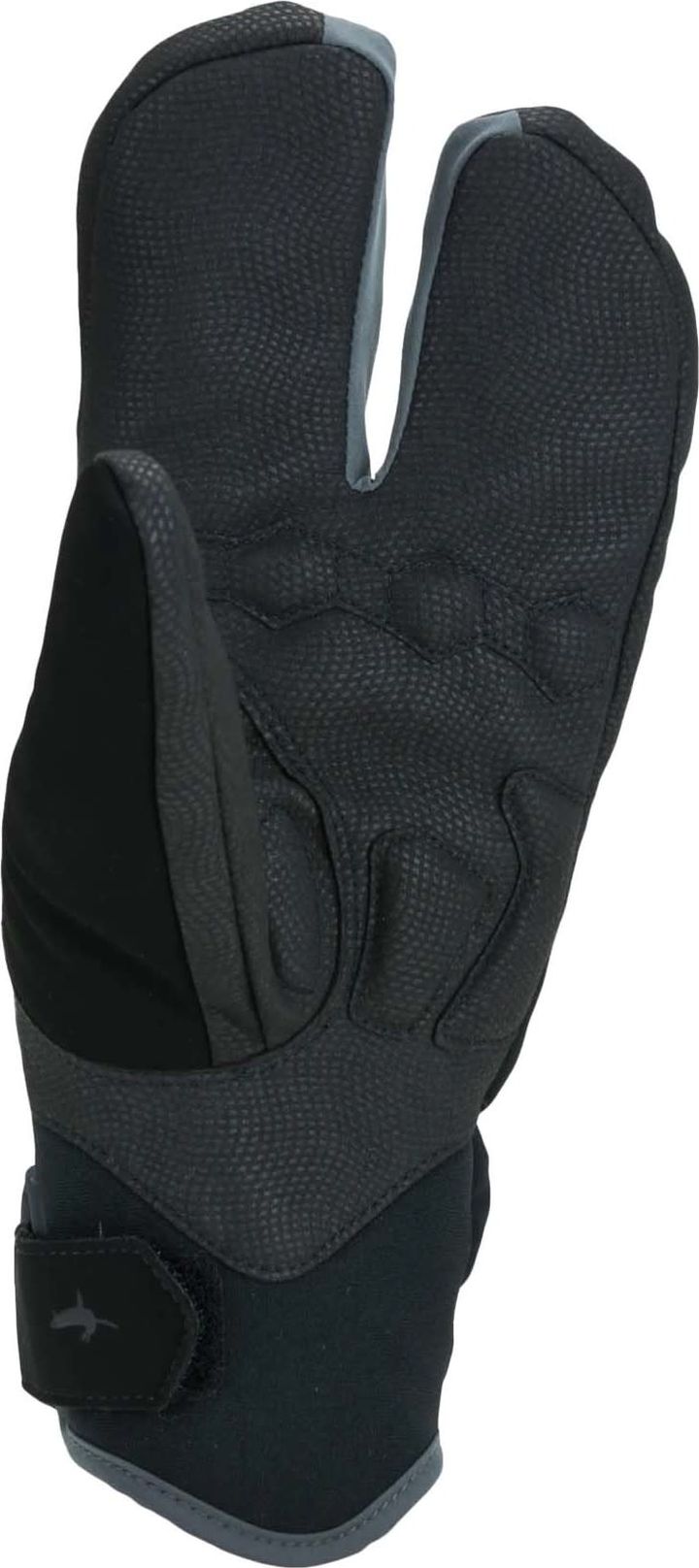 Waterproof Extreme Cold Weather Cycle Split Finger Glove Black/Grey Sealskinz