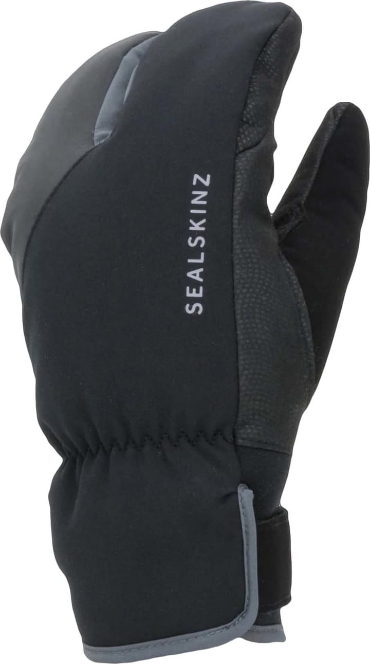 Waterproof Extreme Cold Weather Cycle Split Finger Glove Black/Grey Sealskinz