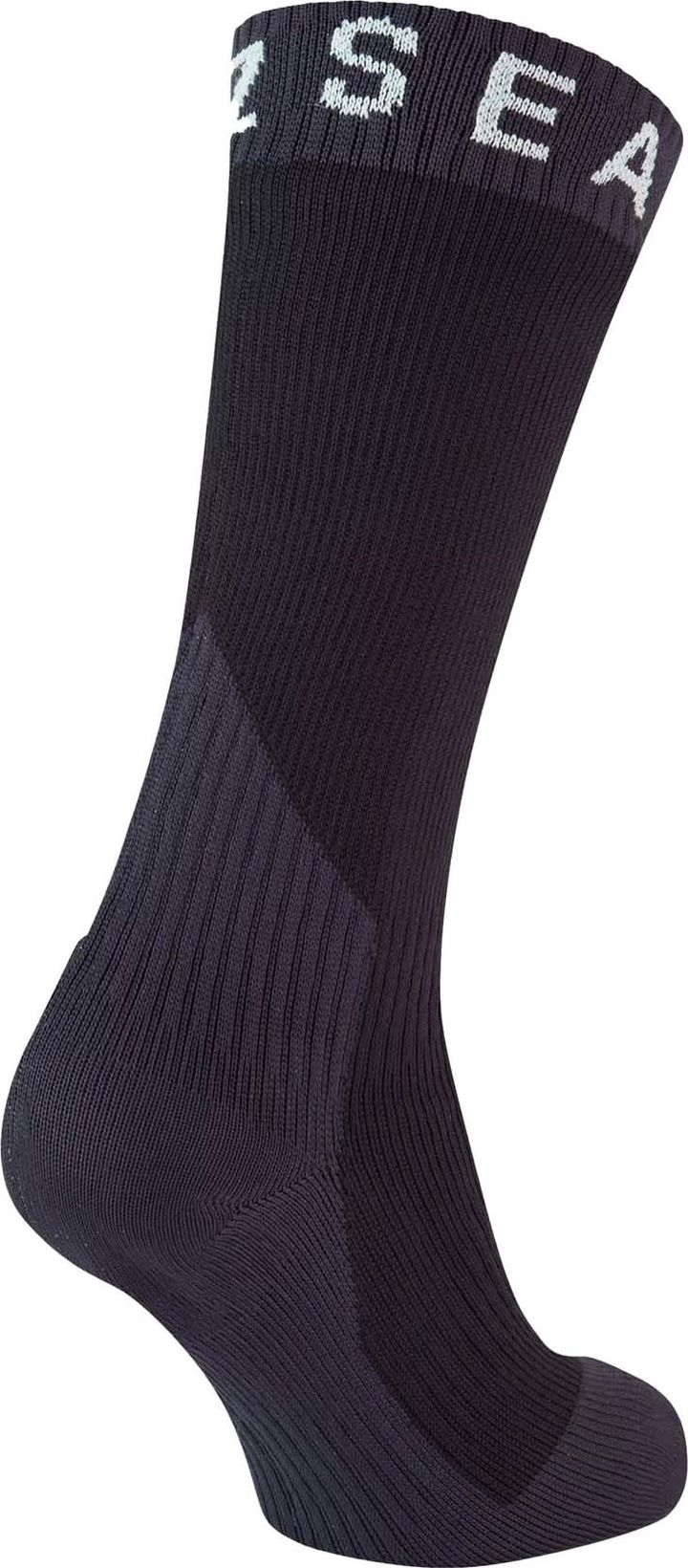 Sealskinz Waterproof Extreme Cold Weather Mid Length Sock Black/Grey/White Sealskinz Sealskinz Waterproof Extreme Cold Weather Mid Length Sock Black/Grey/White Sealskinz