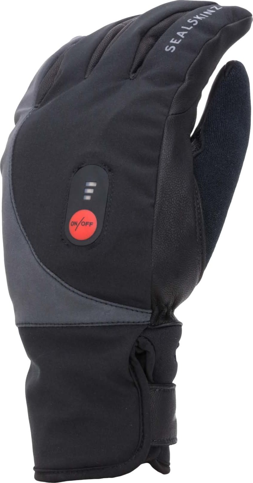 SealSkinz Waterproof Heated Cycle Glove Black