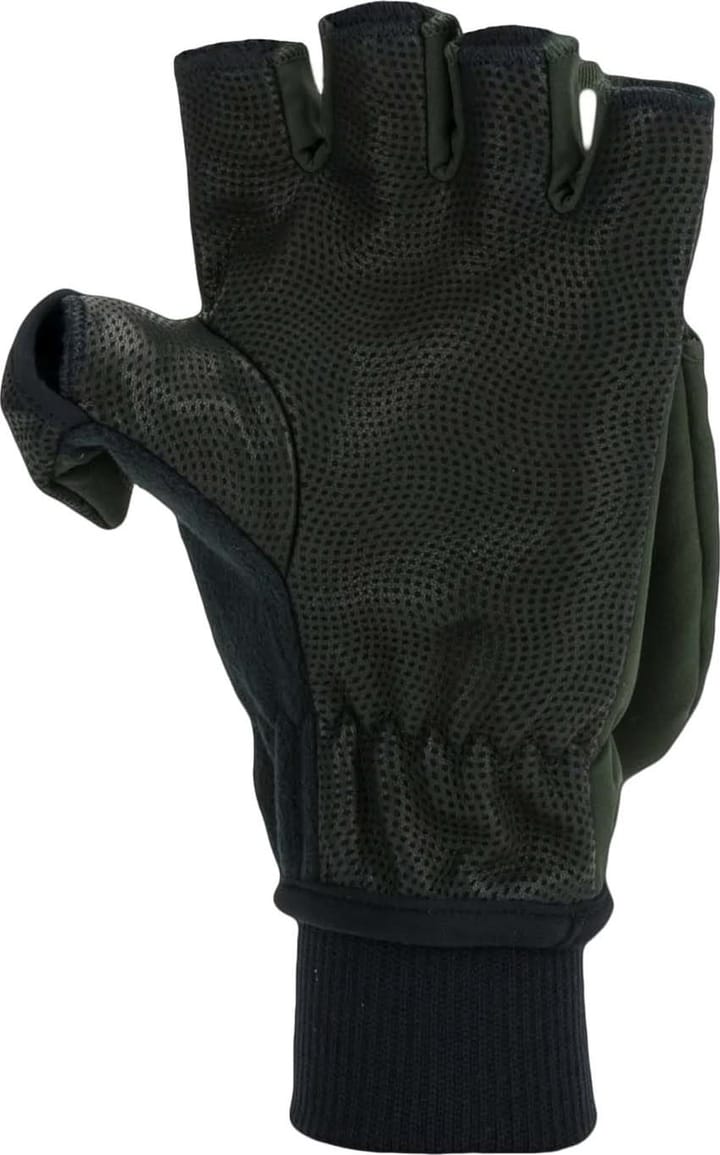 Windproof Cold Weather Convertible Mitt Olive Green/Black Sealskinz