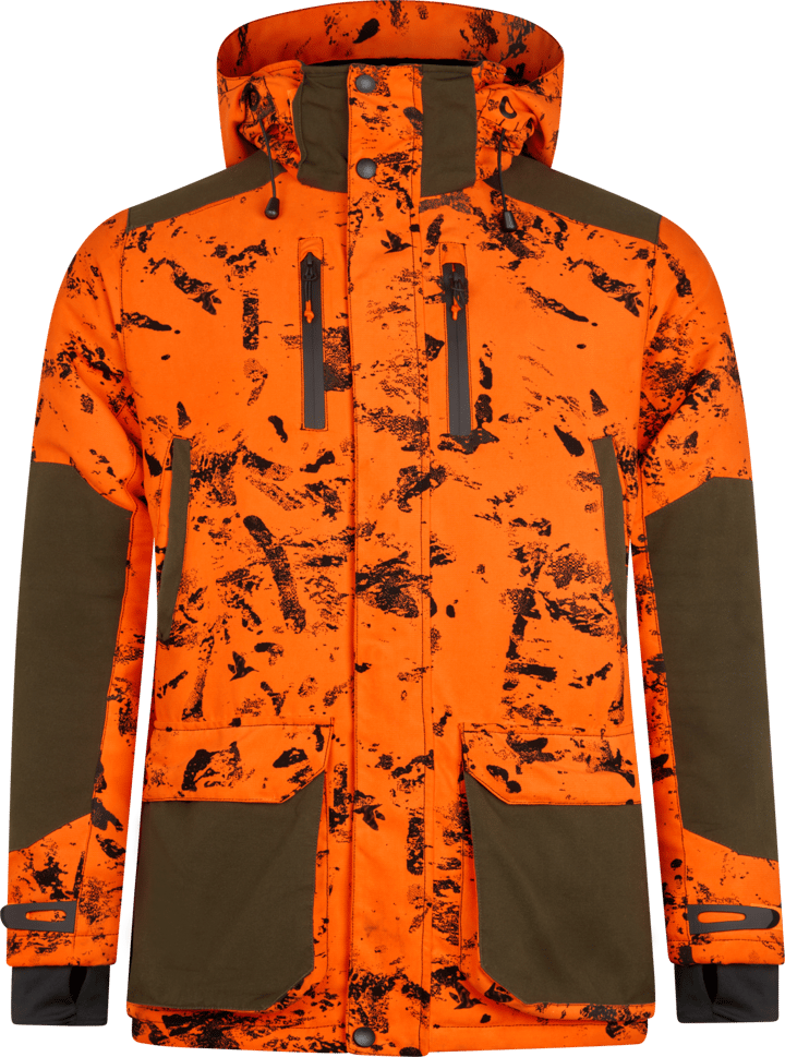 Men's Helt Shield Jacka Invis Orange Blaze Seeland