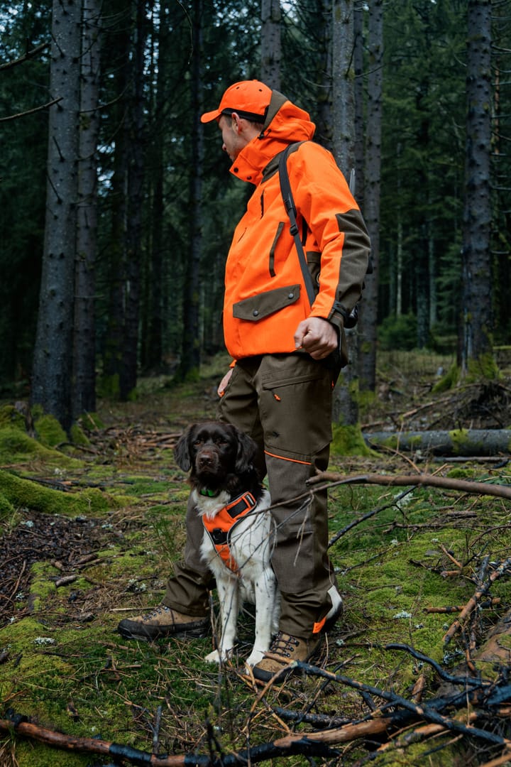 Men's Venture Rover Jacket Pine Green/Hi-Vis Orange Seeland