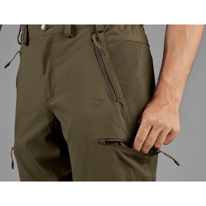 Men's Outdoor Reinforced Trousers Pine green Seeland