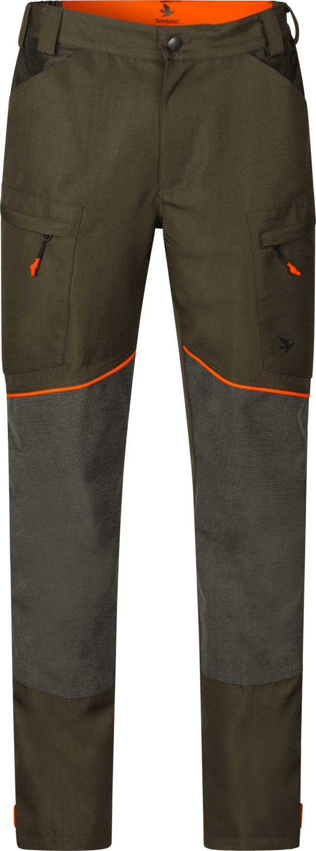 Seeland Men's Venture Pants Pine Green/Hi-Vis Orange Seeland