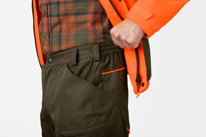 Seeland Men's Venture Pants Pine Green/Hi-Vis Orange Seeland