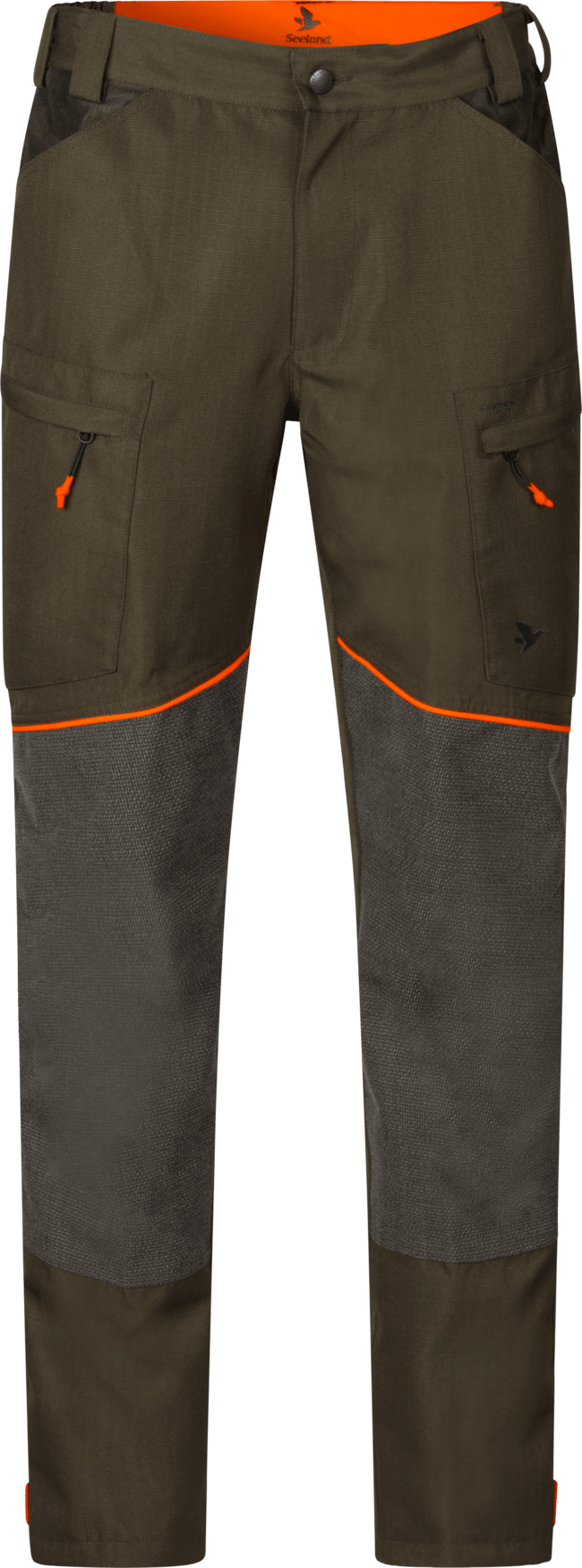 Men's Venture Pants Pine Green/Hi-Vis Orange Seeland