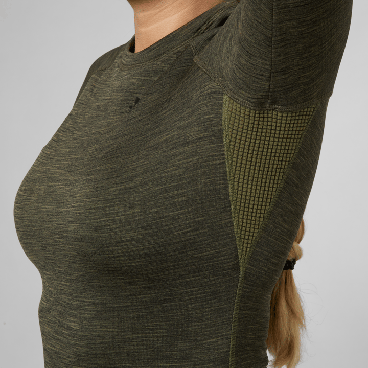 Seeland Women's Active L/S T-Shirt Pine Green Seeland