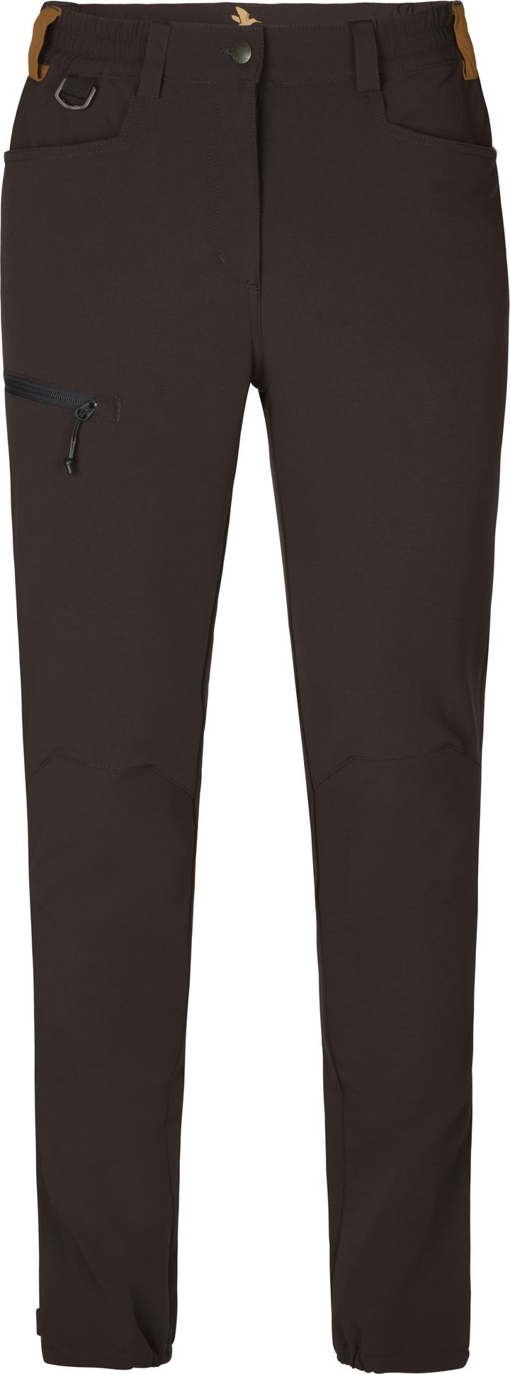 Women's Dog Active Pants Dark brown Seeland