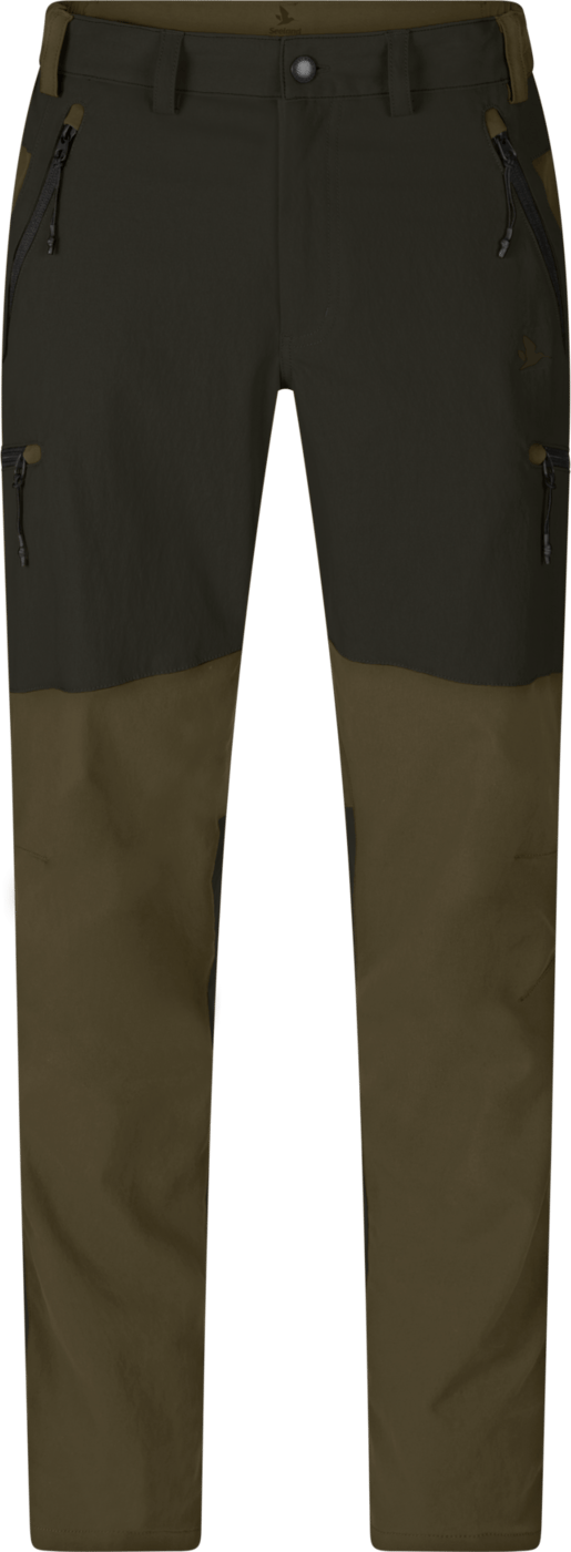 Seeland Men's Outdoor Stretch Trousers Grizzly Brown/Duffel Green Seeland
