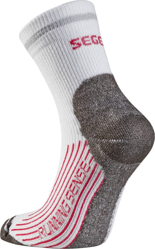 Seger Running Mid Comfort White/Cerise Seger