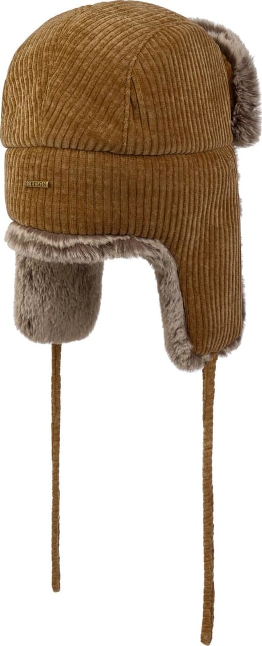 Stetson Seldovia Corduroy Aviator Hat 76/Brown Stetson