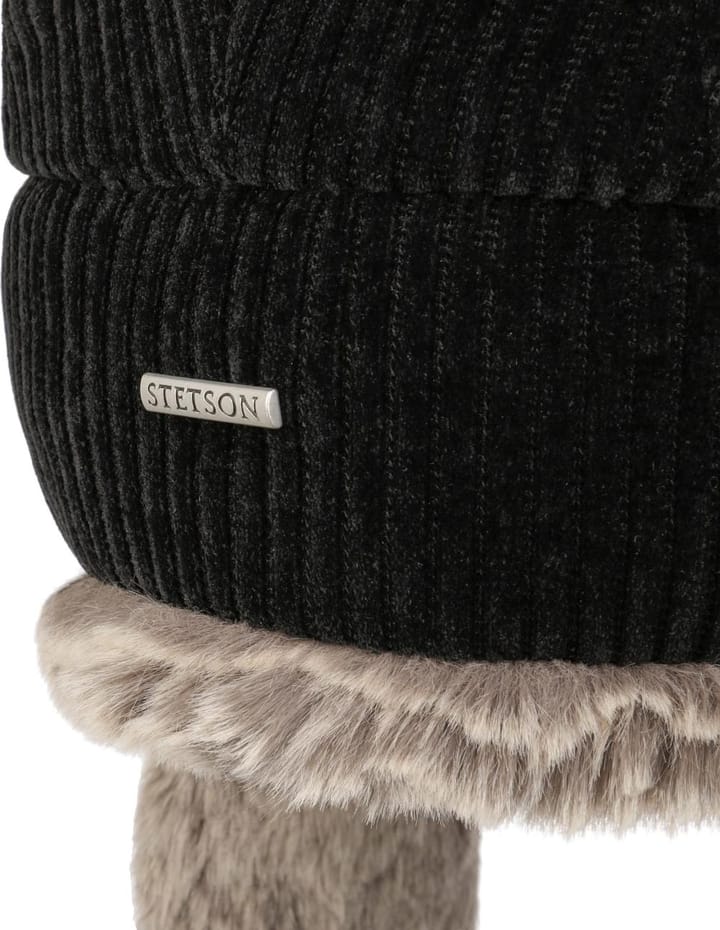 Stetson Seldovia Corduroy Aviator Hat 1/Black Stetson