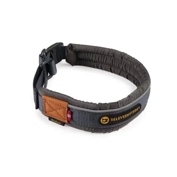 Seleverkstedet Unify dog collar Grå/brun Seleverkstedet