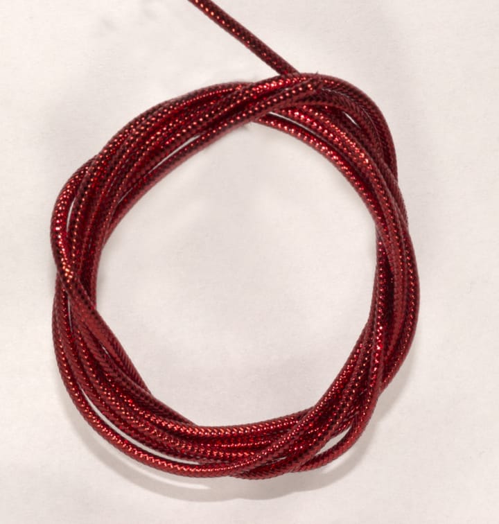 Semperfli Semperfli Mylar Cord 1,6mm Red Semperfli Semperfli Semperfli Mylar Cord 1,6mm Red Semperfli