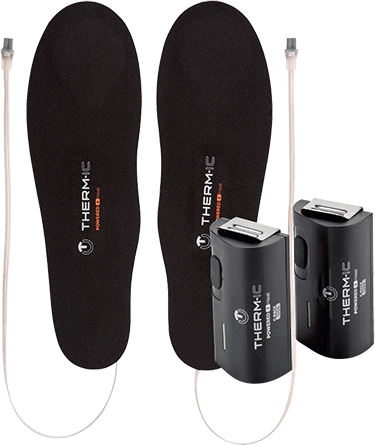 Therm-ic Heat Flat + C-pack 1300 Black Therm-ic