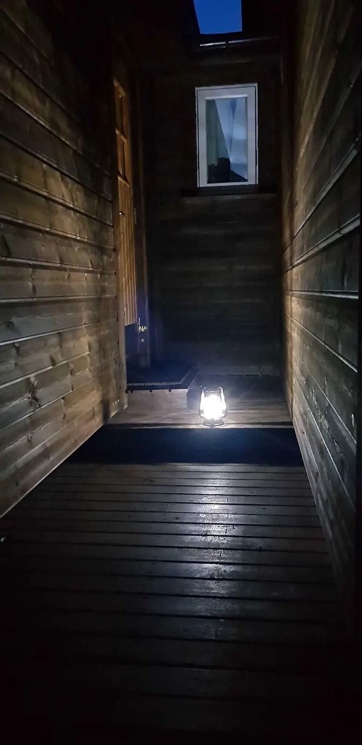 Osean Fjøslykt LED 30cm 2xD batterier Osean