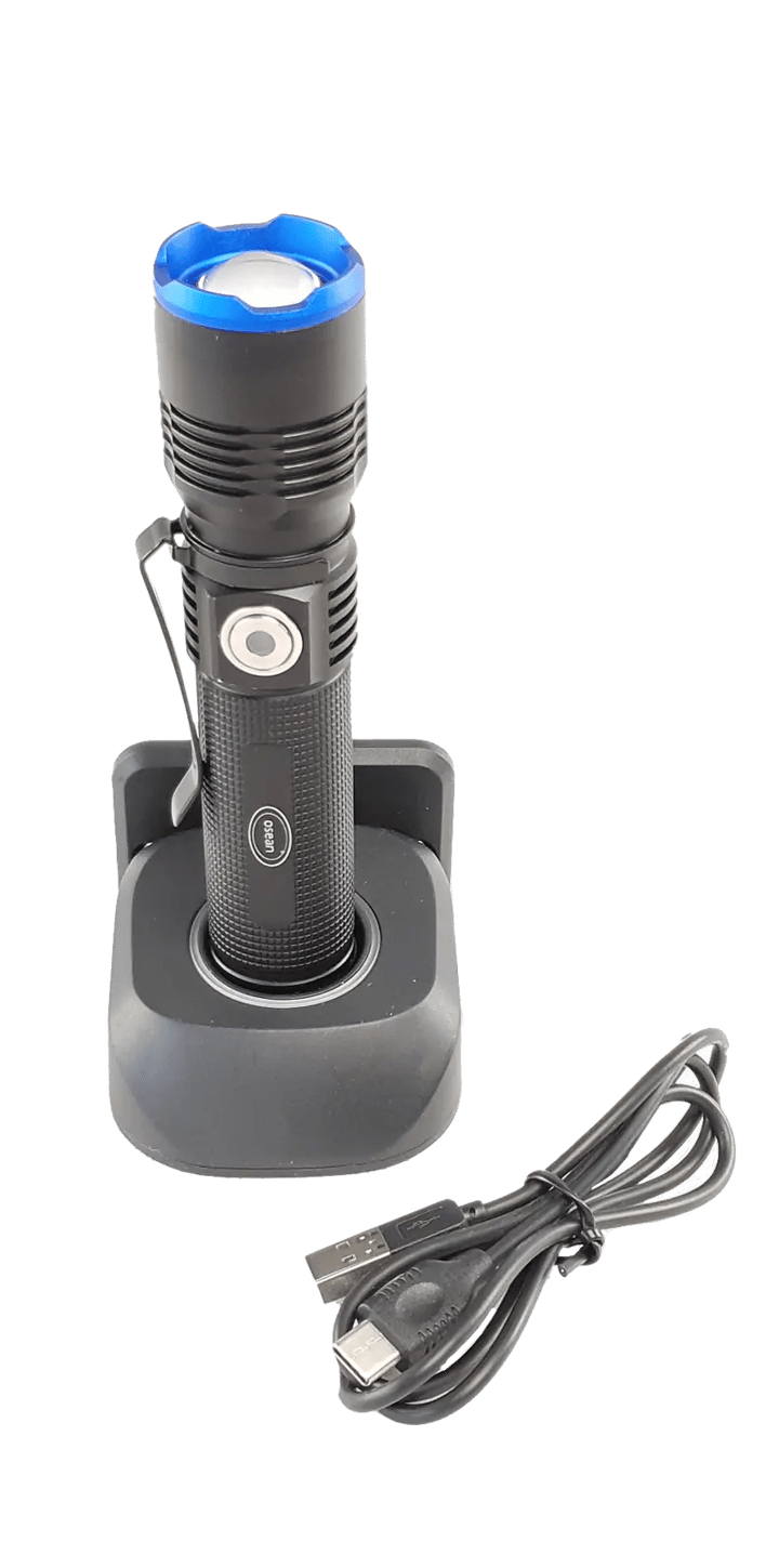 Osean Osean Oppladbar Lykt M/Ladebase 600 Lumen Osean