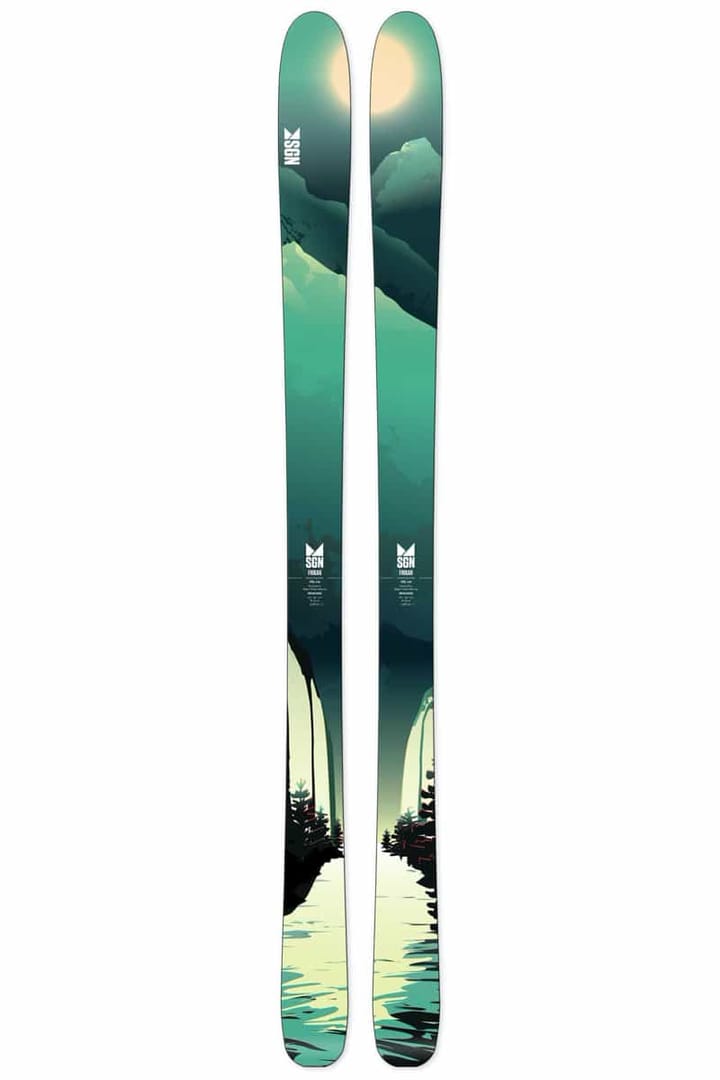 SGN Skis Frikar Green Artwork SGN skis