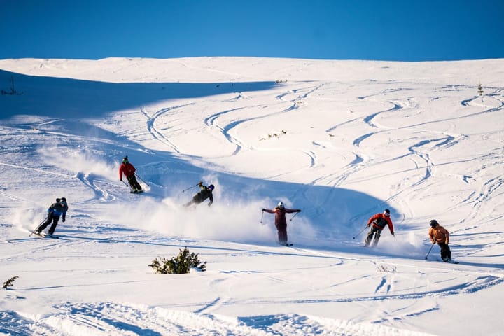 SGN Skis Rakkar Mountain Blue Artwork SGN skis