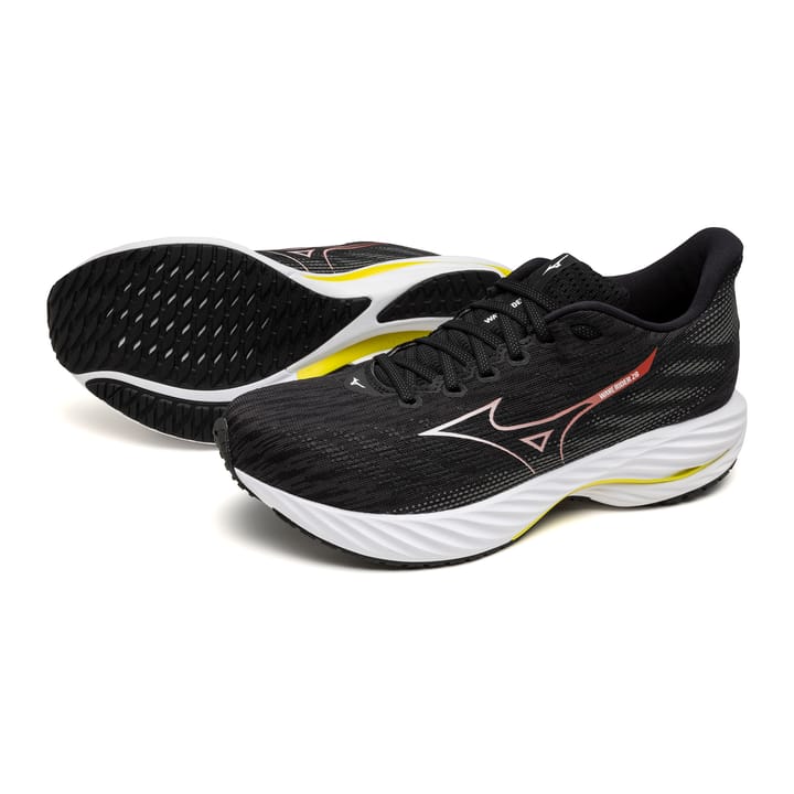 Mizuno Men's Wave Inspire 21 Black/white/vibrant Yellow Mizuno