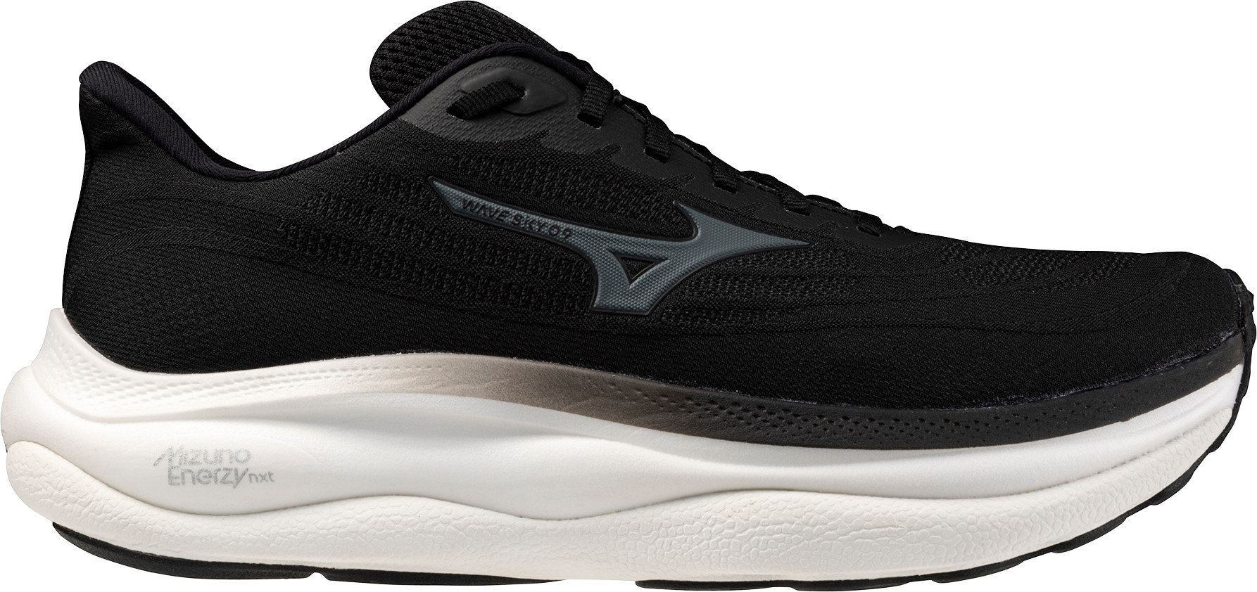 Mizuno Men's Wave Sky 9 Black/Metallic Gray/Black Sand Juoksukengät 44