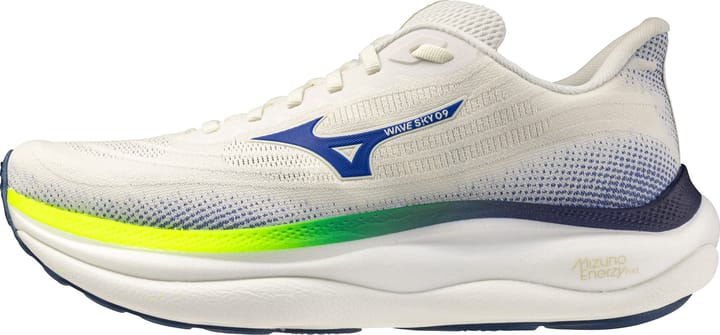 Mizuno Men's Wave Sky 9 Snow White/surf The Web/lightning Yellow Mizuno