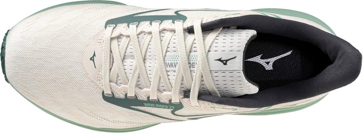 Mizuno Men's Wave Rider 29 Snow White/Bistro Green/Creme De Menthe Mizuno Mizuno Men's Wave Rider 29 Snow White/Bistro Green/Creme De Menthe Mizuno