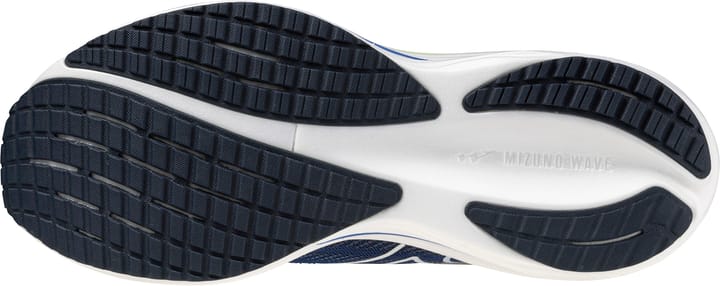 Mizuno Men's Wave Rider 29 Estate Blue/white/lightning Yellow Mizuno