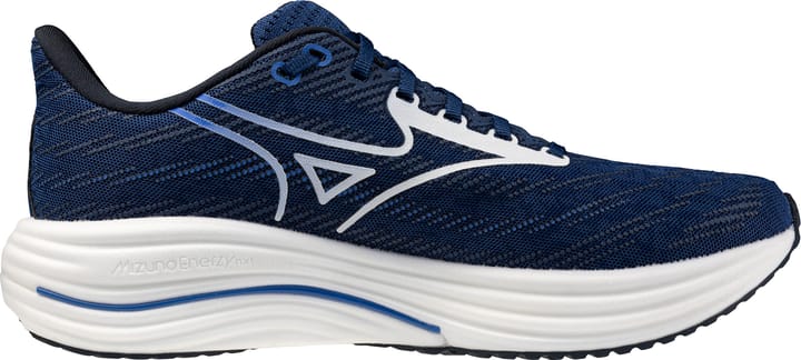 Mizuno Men's Wave Rider 29 Estate Blue/white/lightning Yellow Mizuno