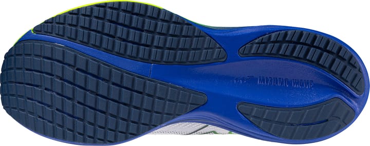 Mizuno Men's Wave Rider 29 White/estate Blue/lightning Yellow Mizuno