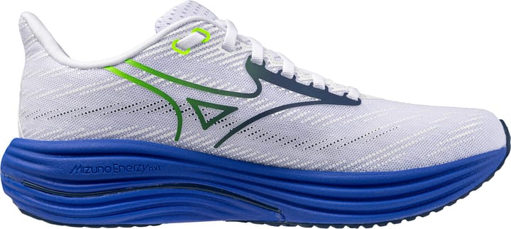 Mizuno Men's Wave Rider 29 White/estate Blue/lightning Yellow Mizuno