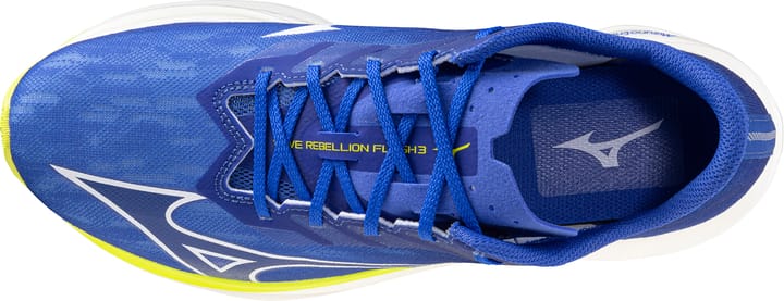 Mizuno Men's Wave Rebellion Flash 3 Dazzling Blue/surf The Web/fortune Yellow Mizuno