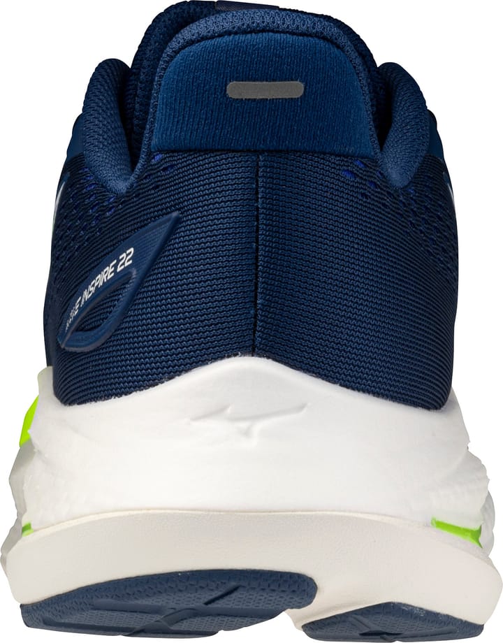 Mizuno Men's Wave Inspire 22 Estate Blue/lightning Yellow/lightning Yellow Mizuno