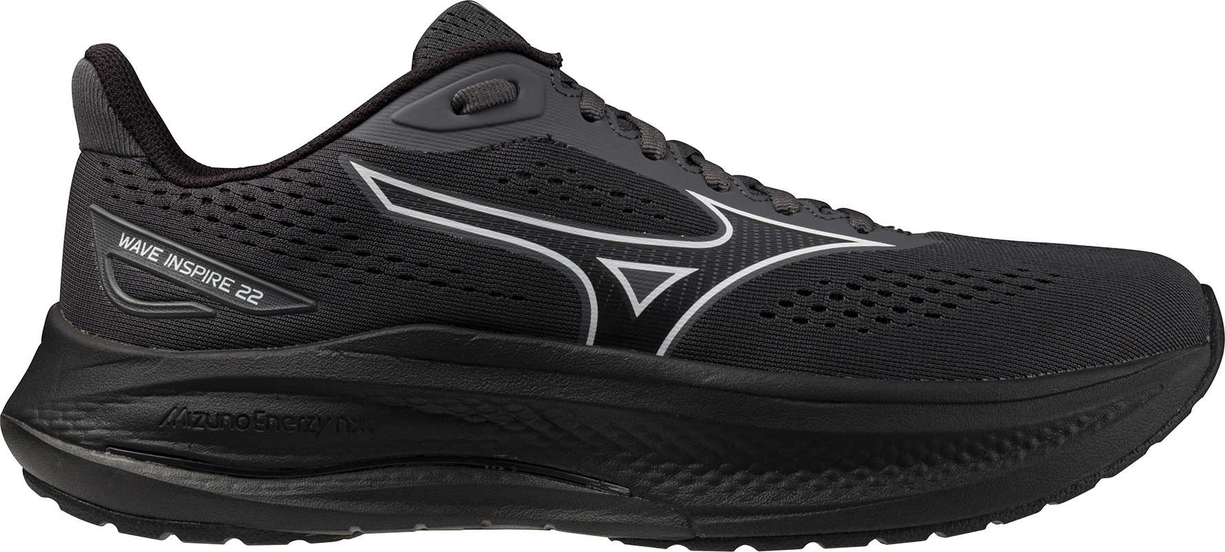 Mizuno Men's Wave Inspire 22 Blackened Pearl/black Bean