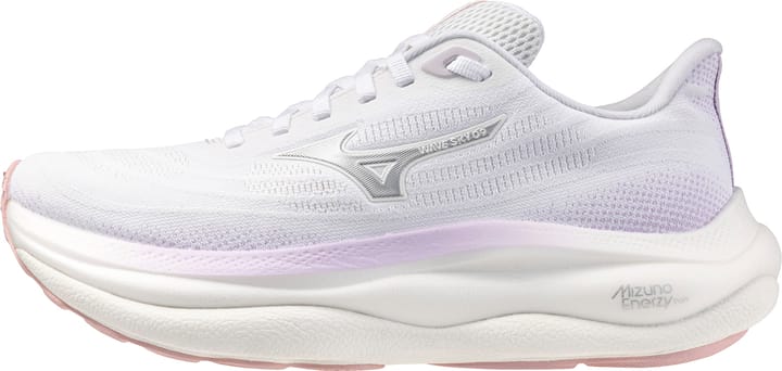 Mizuno Women's Wave Sky 9 White/Silver/Orchid Petal Mizuno
