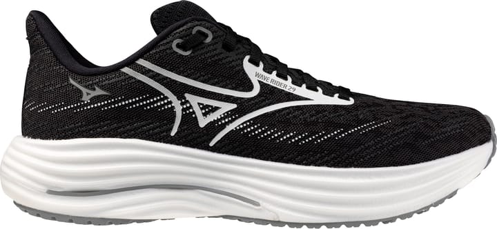 Mizuno Women's Wave Rider 29 Black Sand/White/Black Mizuno