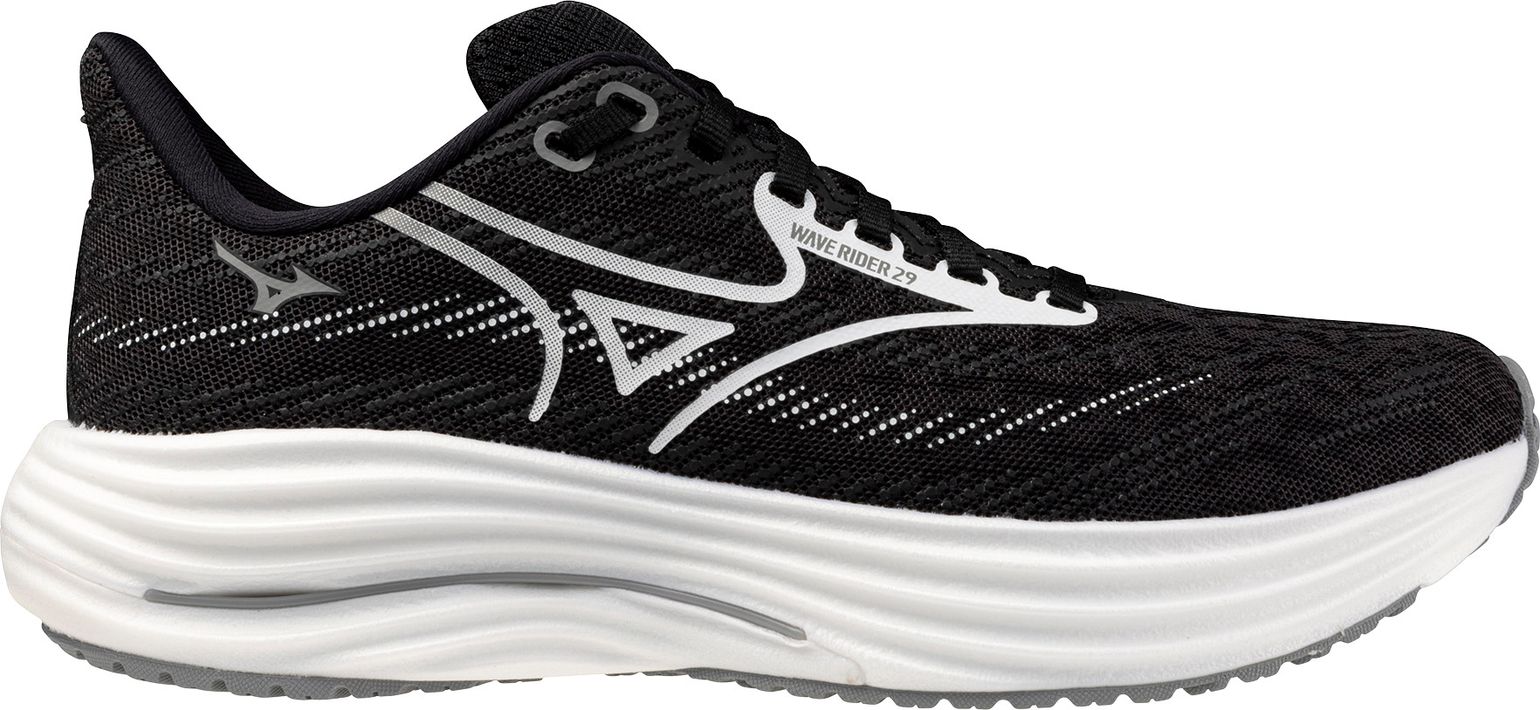 Mizuno Women's Wave Rider 29 Black Sand/White/Black