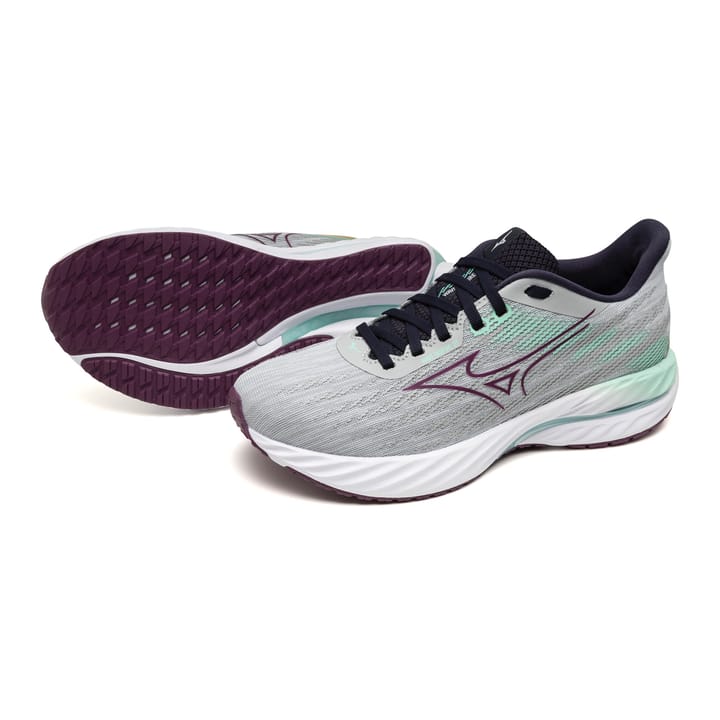 Mizuno Women's Wave Inspire 21 Pearl Blue/dark Purple/ice Green Mizuno