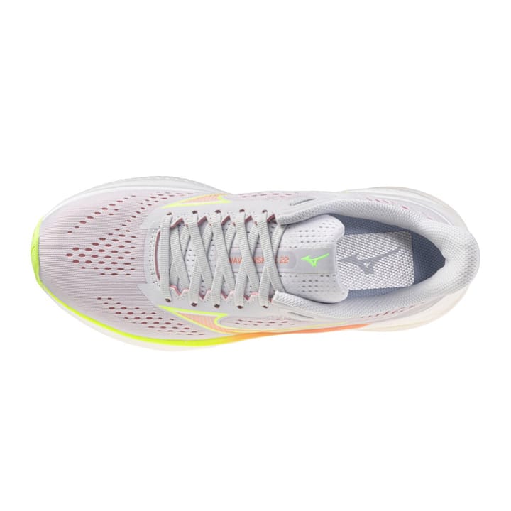 Mizuno Women's Wave Inspire 22 Cloudscape/desert Flower/lime Pulp Mizuno