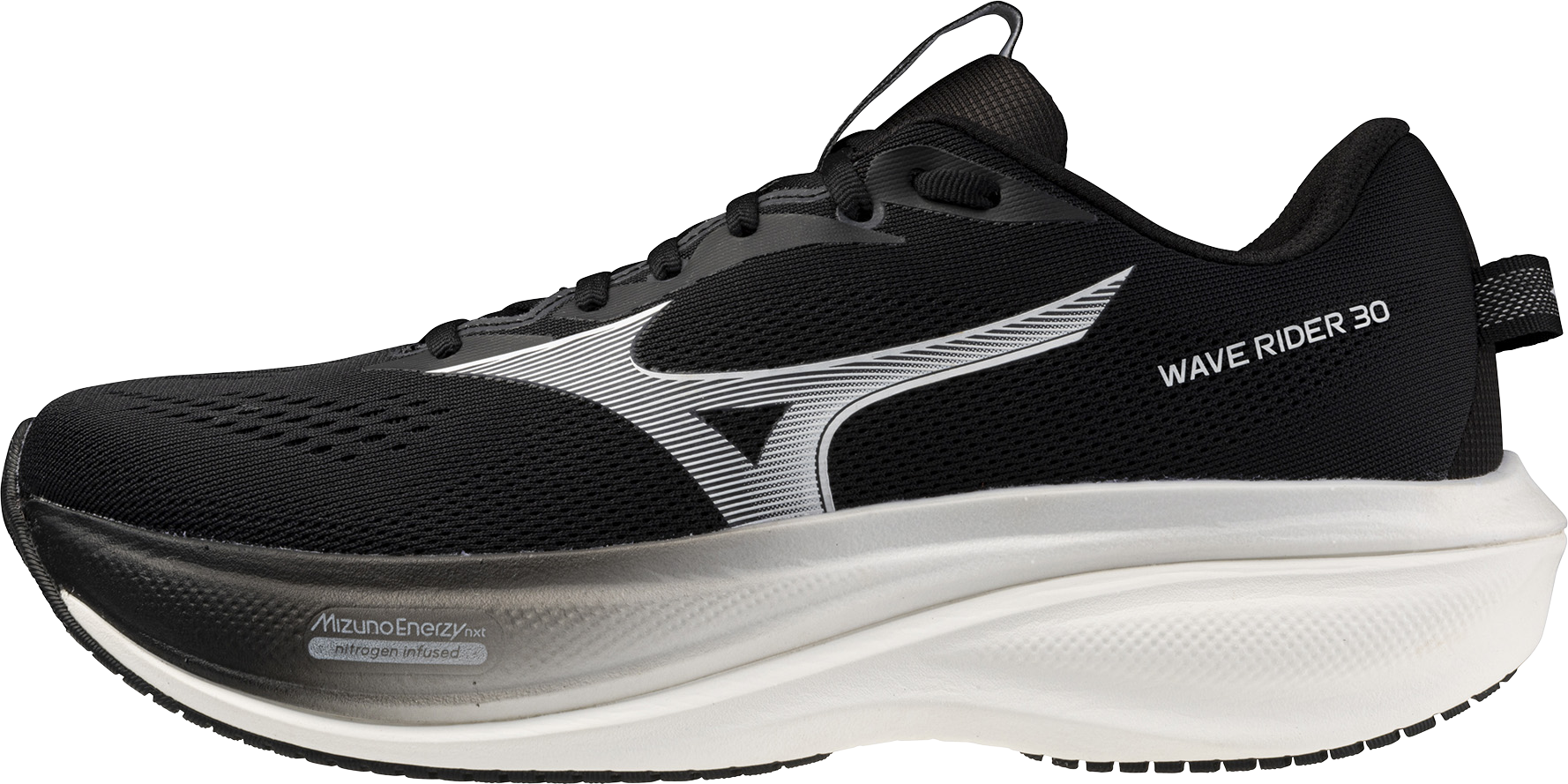 Mizuno Men´s Wave Rider 30 Black/white