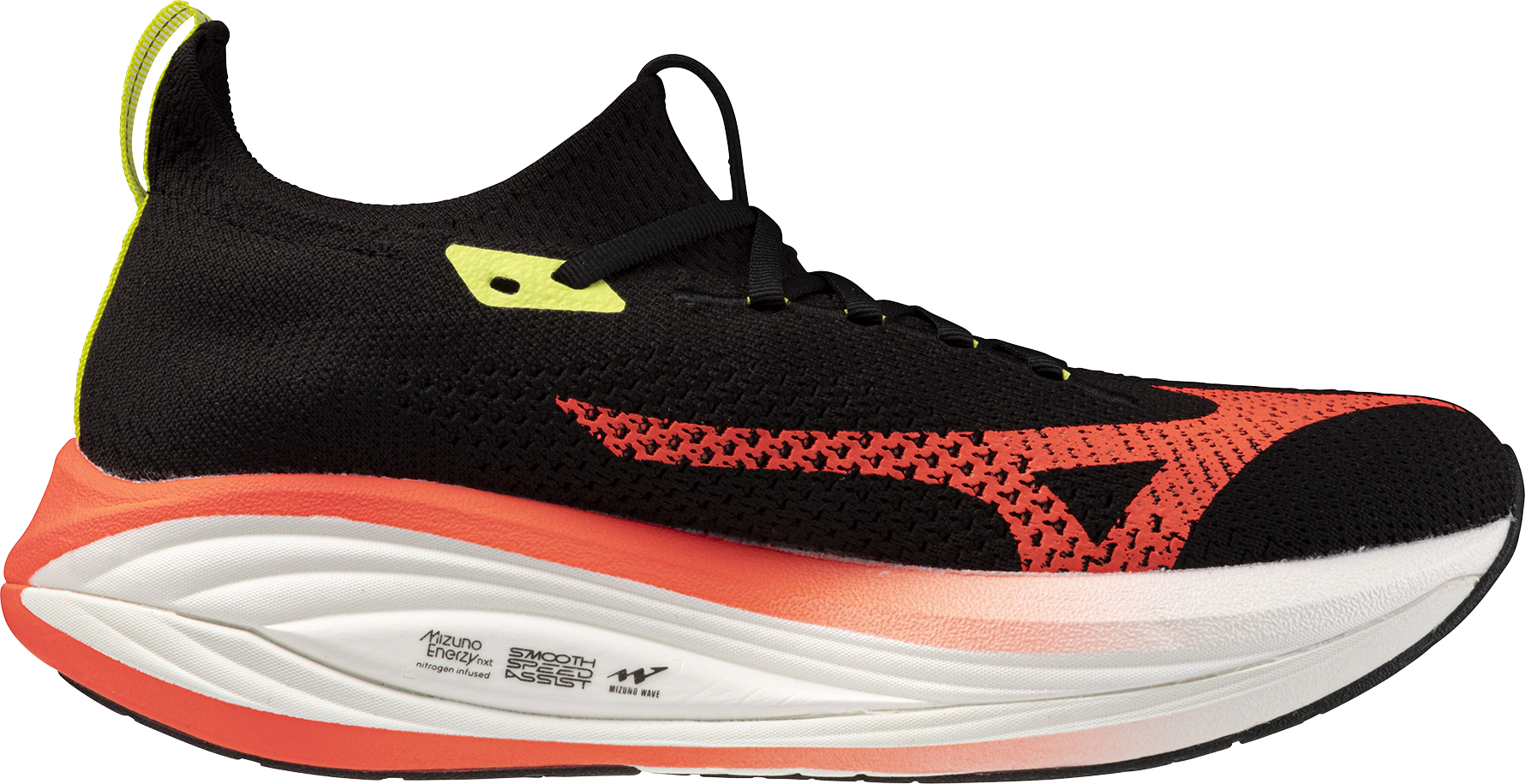 Mizuno Unisex Neo Vista 3 Black/mirage Gray/lava Orange