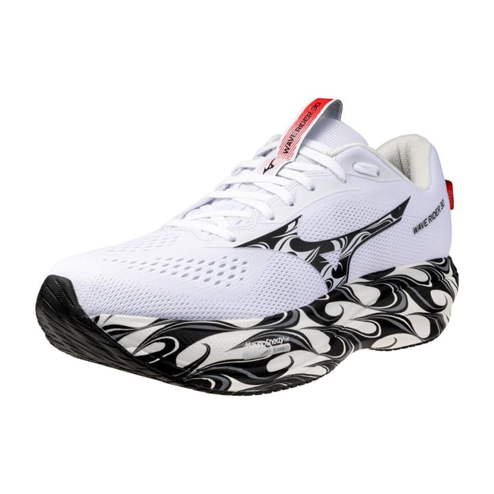 Mizuno Wave Rider 30 Disclosure(U) White/black/high Risk Red Mizuno