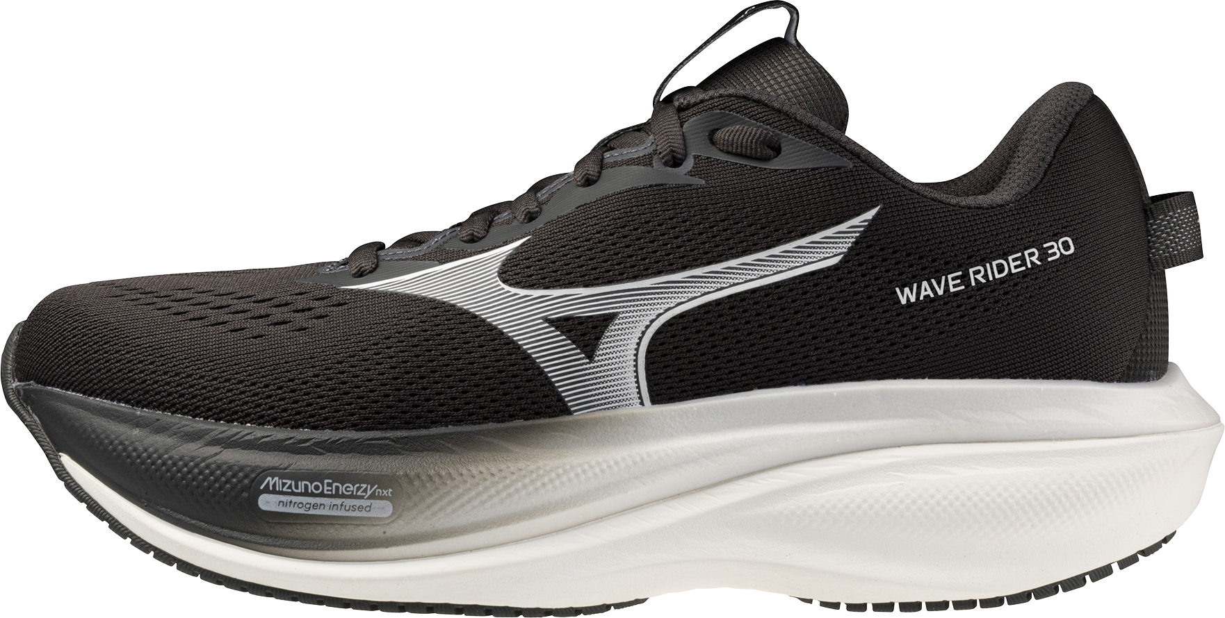 Mizuno Women´s Wave Rider 30 Black Sand/white