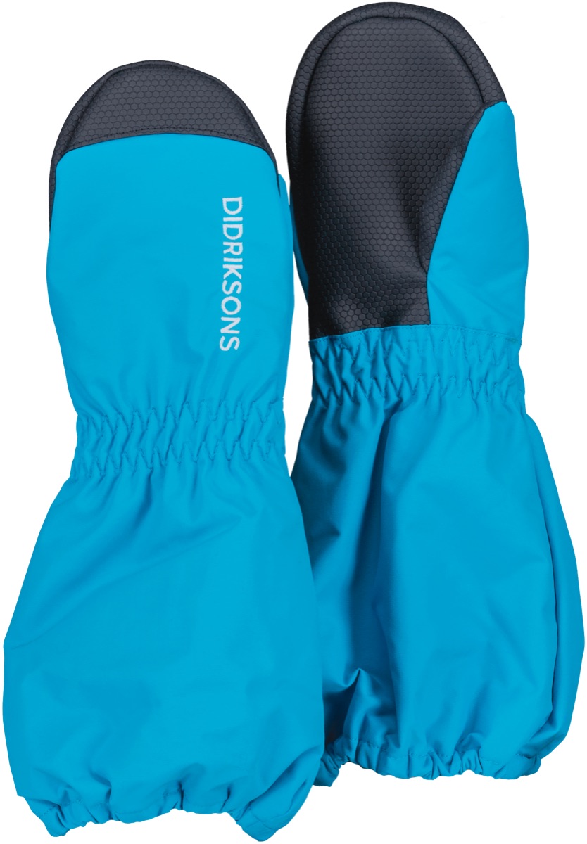 Didriksons Kids’ Shell Gloves 9 Blue Lagoon