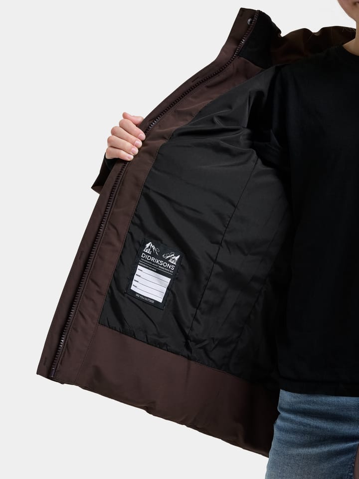 Didriksons Kids' Silikat Jacket Shadow Brown Didriksons